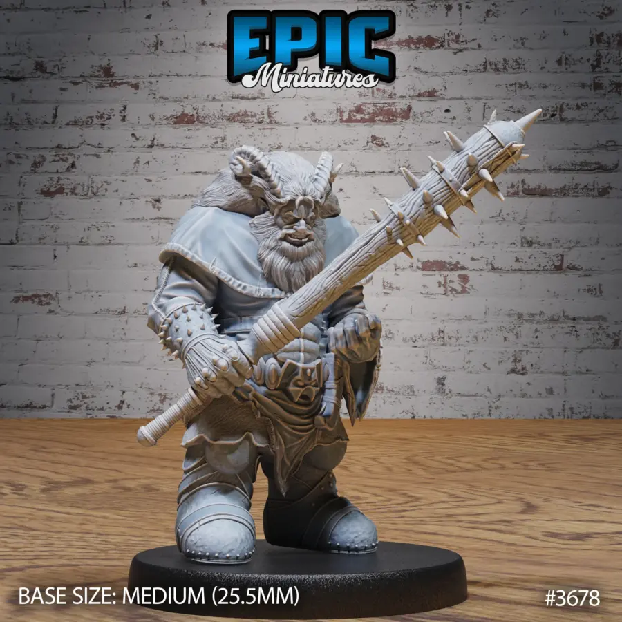 Dwarf Tiefling Captured / Dwarf Tiefling Mace / Dwarf Tiefling Hiding Set - Image 4