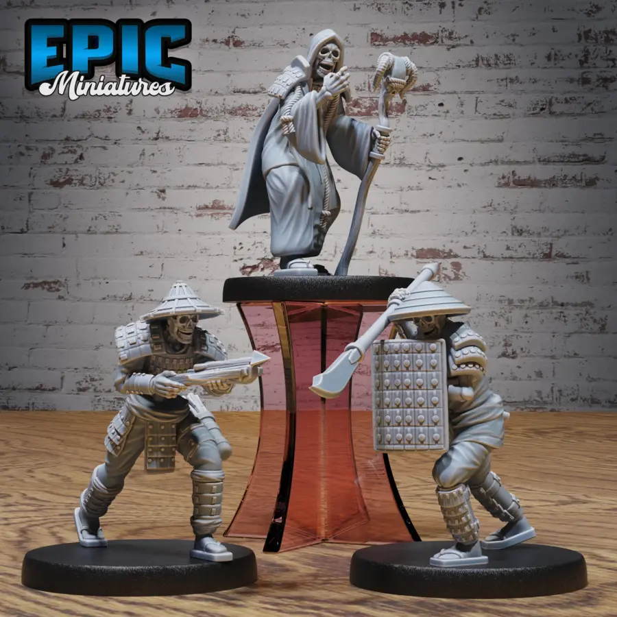 Eastern Skeleton Army Necromancer / Eastern Skeleton Army Crossbow / Eastern Skeleton Army Spear Set
