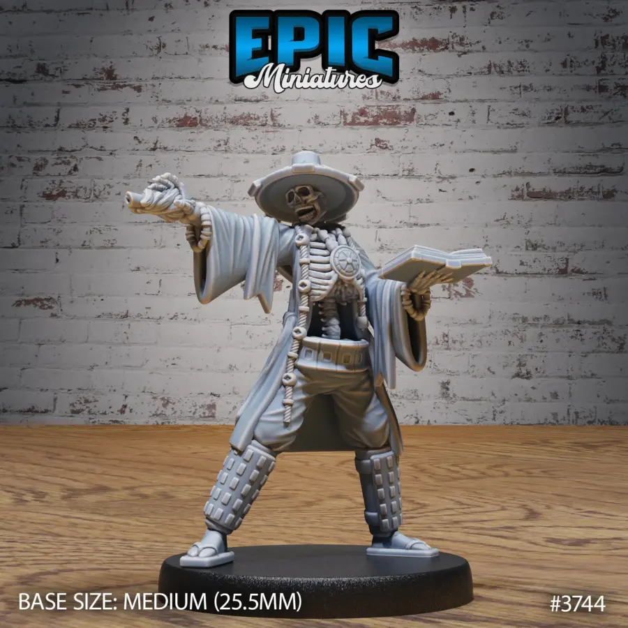 Eastern Skeleton Army Mage (Medium)
