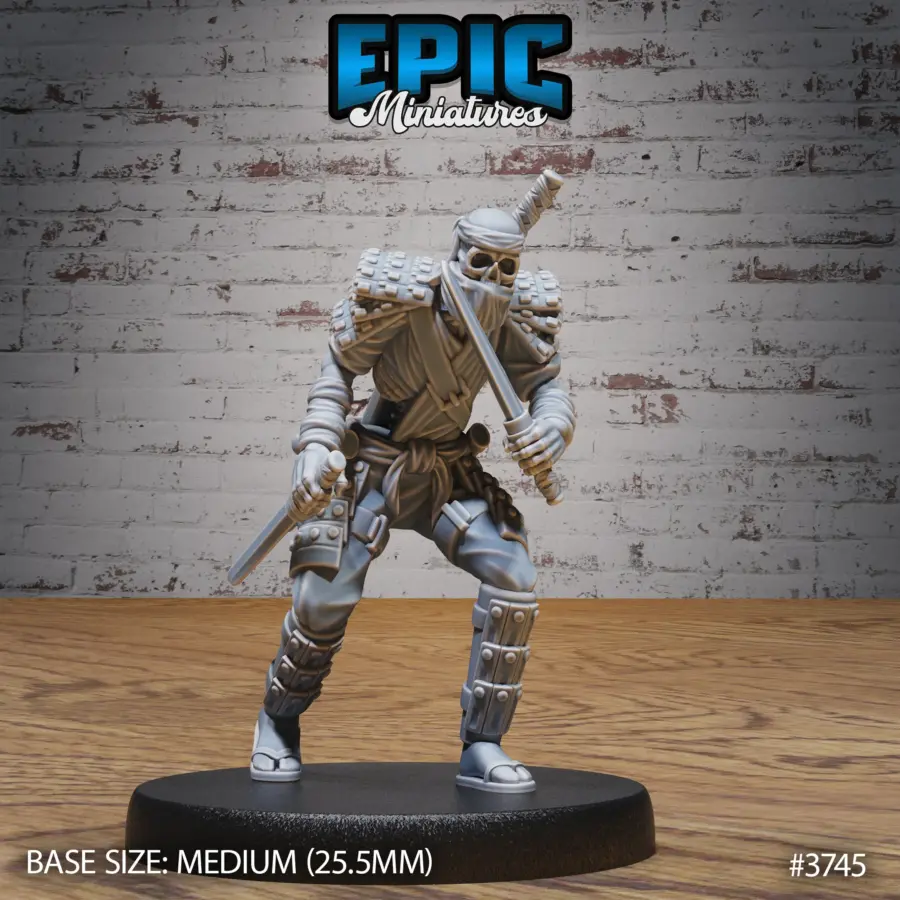 Eastern Skeleton Army Ninja (Medium)