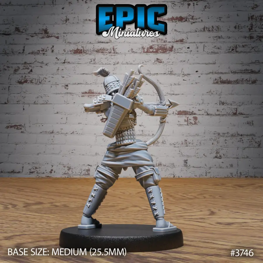 Eastern Skeleton Army Mage / Eastern Skeleton Army Ninja / Eastern Skeleton Army Archer Set - Image 7