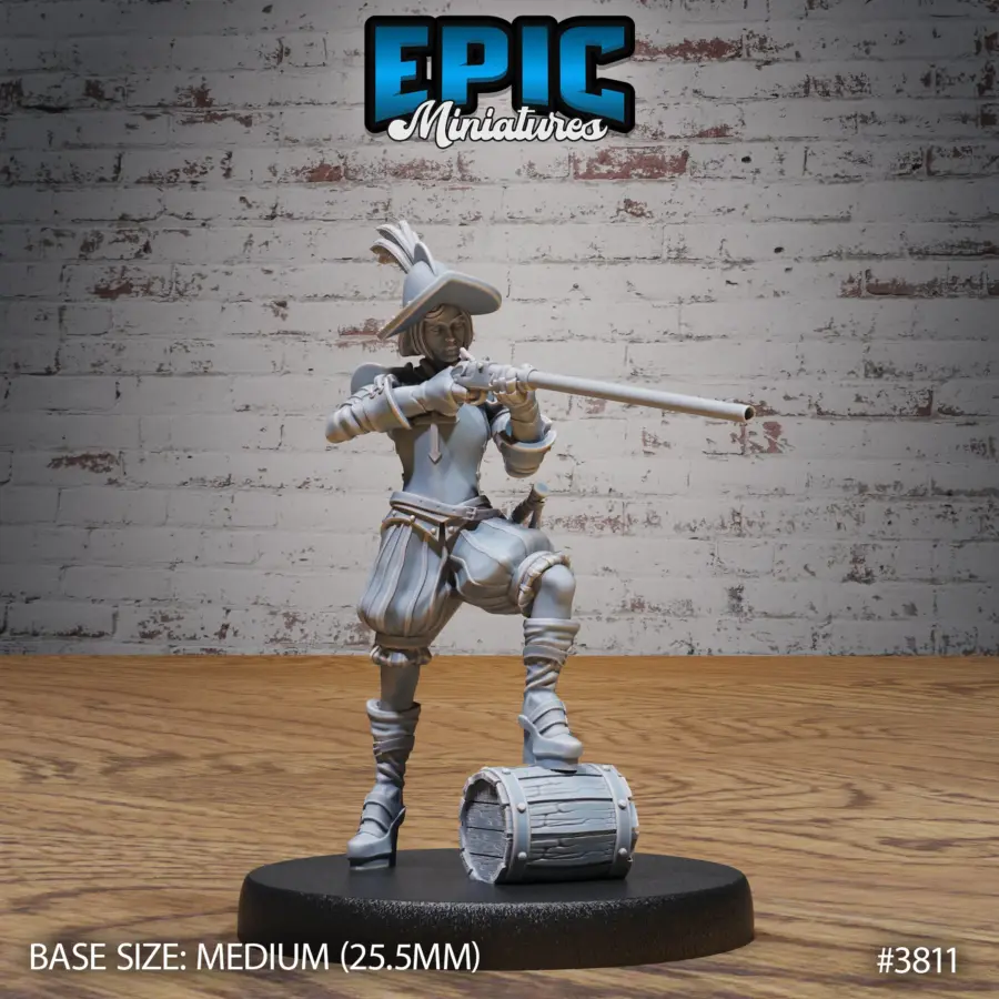 Young Conquistador Female Shooting (Medium)