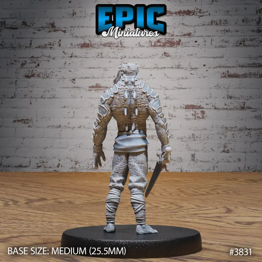 Crocodile Folk Warrior (Medium) - Image 2