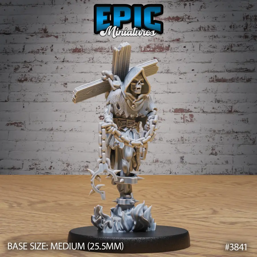 Fire Ghost Skeleton (Medium)