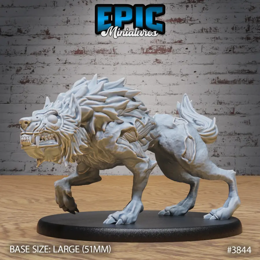 Undead Dire Wolf (Large)