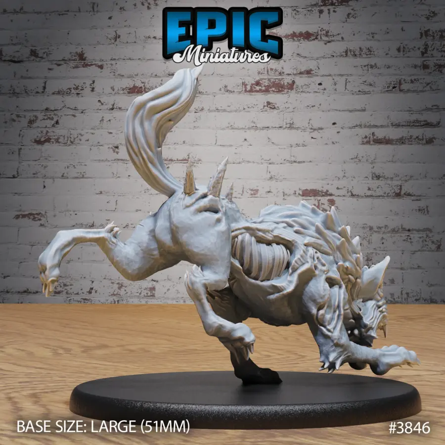 Undead Dire Wolf Angry (Large) - Image 2