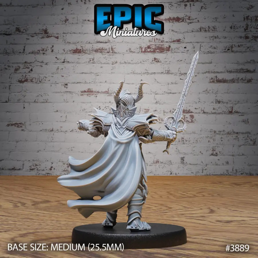 Black Guard Knight Pointing (Medium) - Image 2