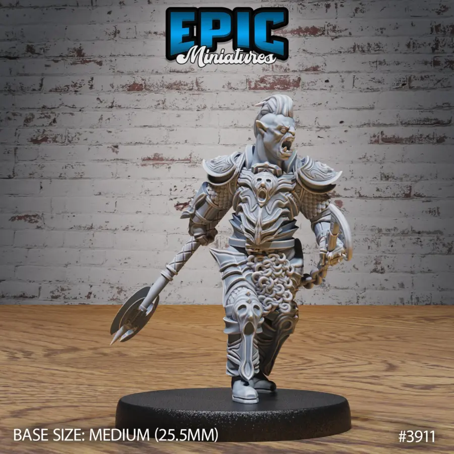 Black Guard Orc Walking (Medium)