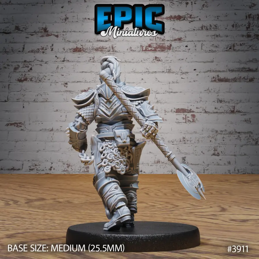 Black Guard Orc Walking (Medium) - Image 2