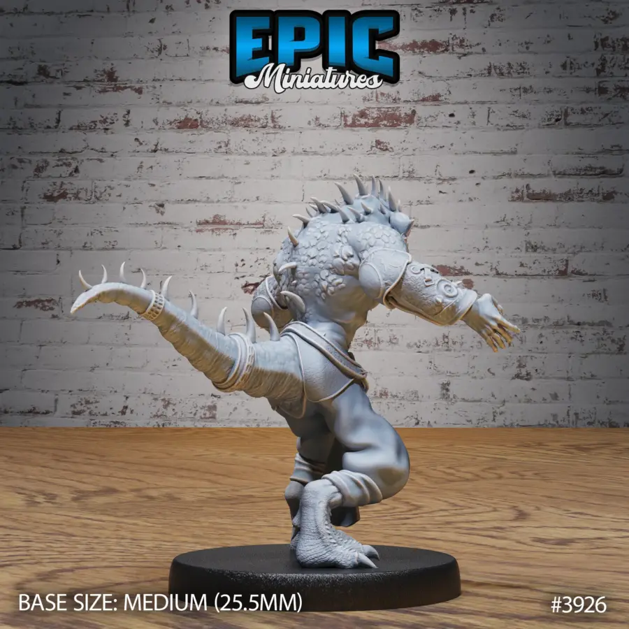 Lizard Folk Thug Roaring (Medium) - Image 2