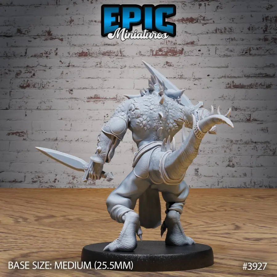 Lizard Folk Thug Attack (Medium) - Image 2