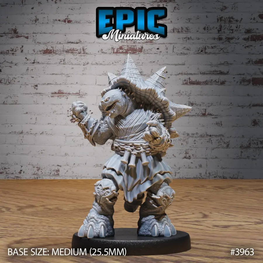 Turtle Folk Necromancer (Medium)