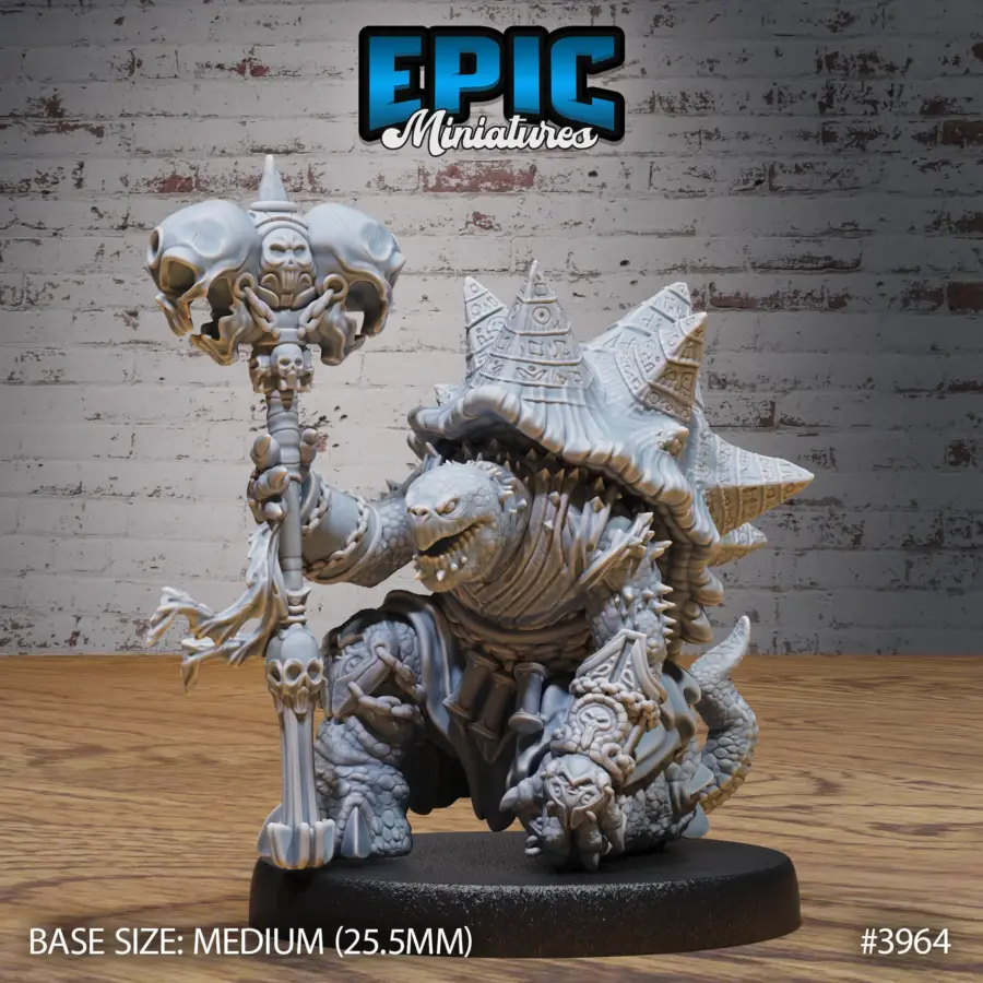 Turtle Folk Necromancer Staff (Medium)
