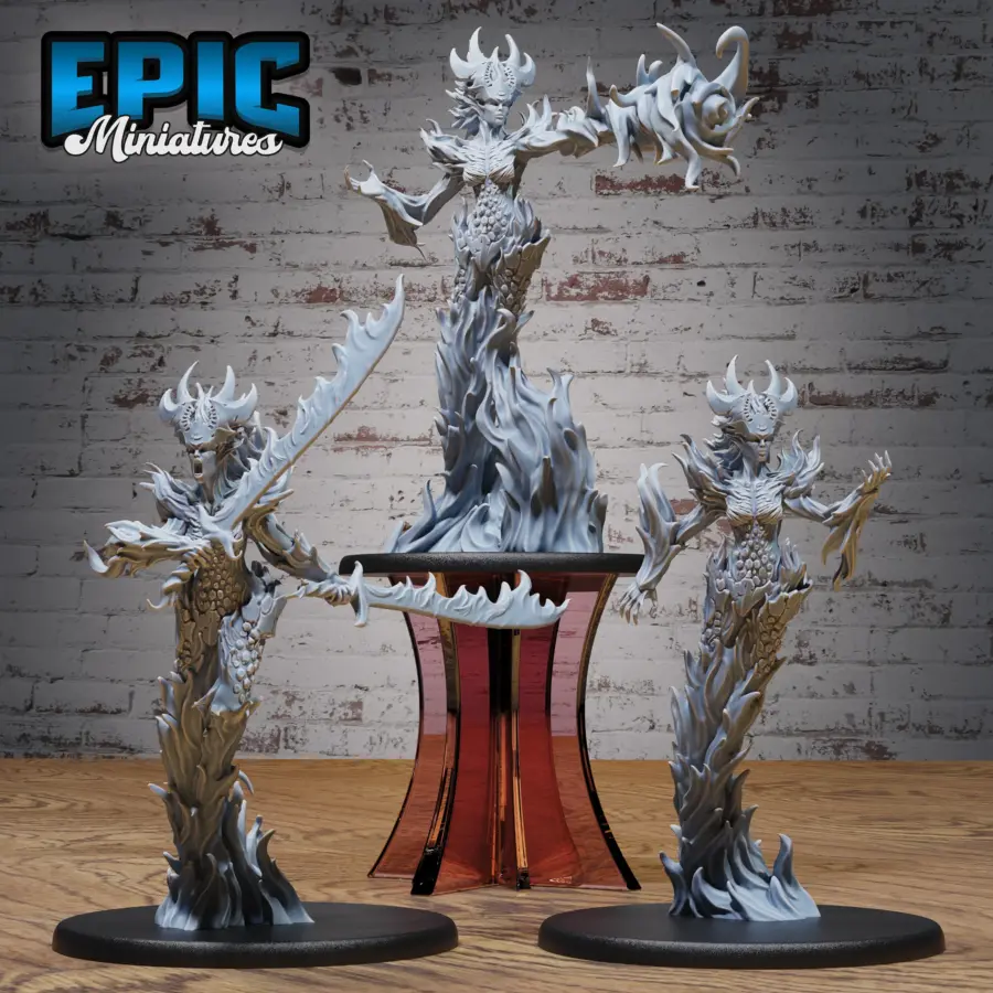 Fire Elemental Female Set