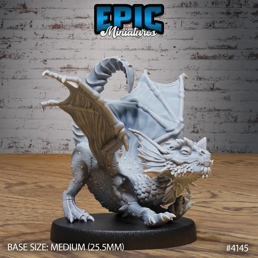 Blue Dragon Wyrmling Stretch (Medium)