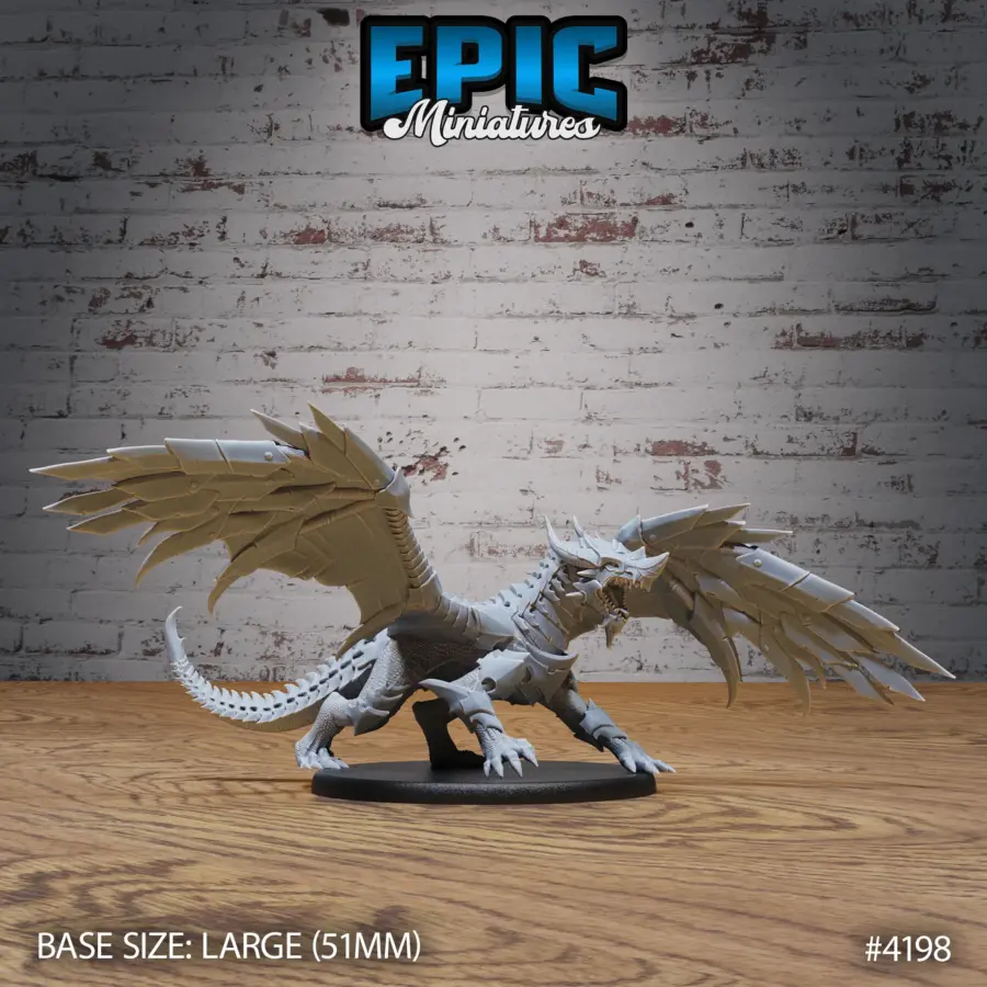 Armored Dragon Attacking (Large)