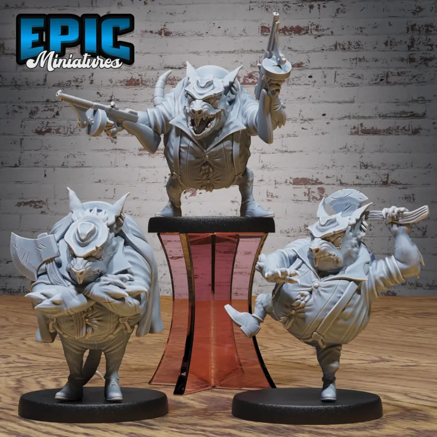 Sewer Godfather Rat Set