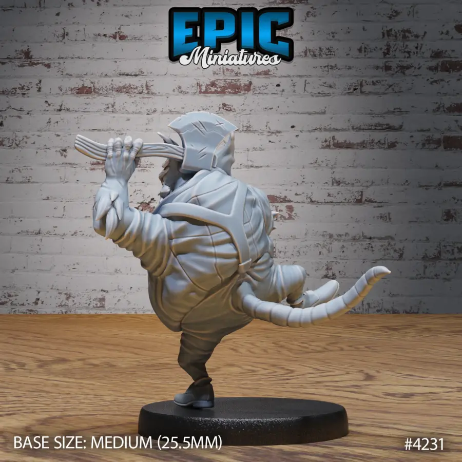 Sewer Godfather Rat Throwing (Medium) - Image 2