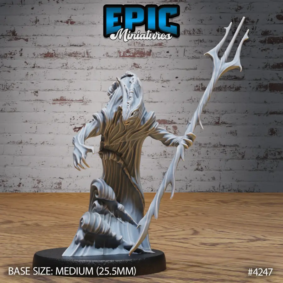 Water Elemental Trident (Medium)