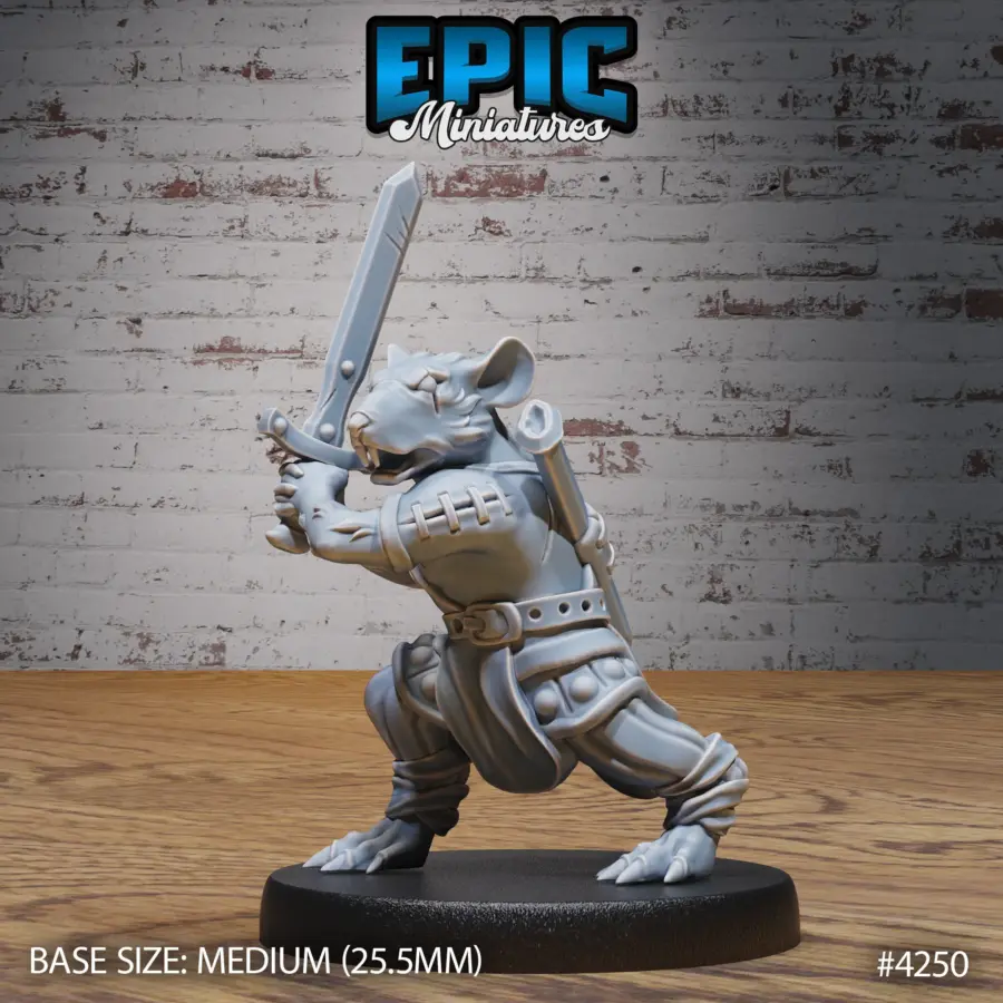 Rat Folk Tribe Warrior (Medium)