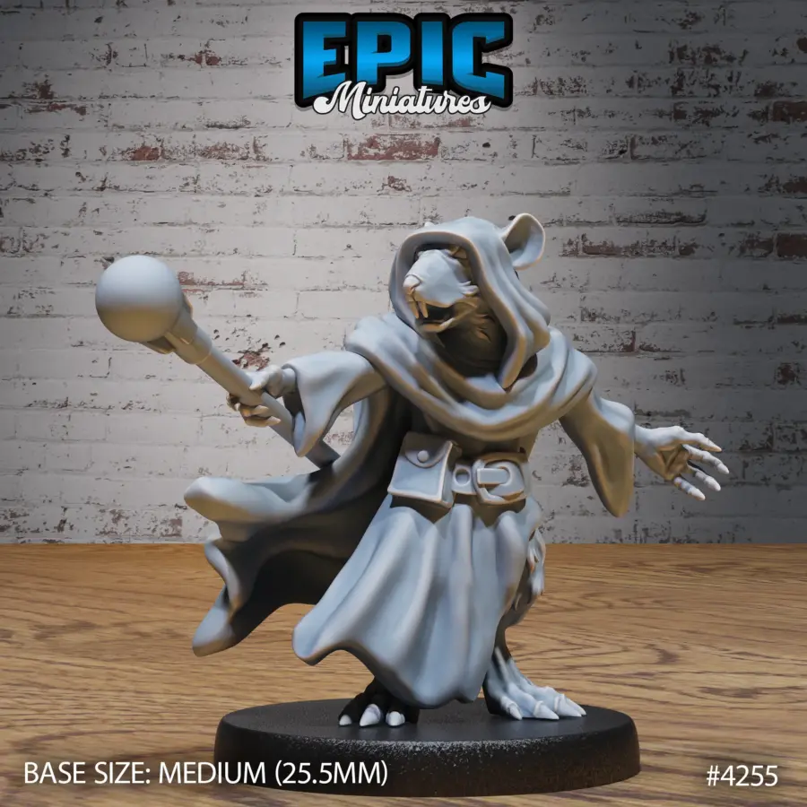 Rat Folk Tribe Wizard (Medium)