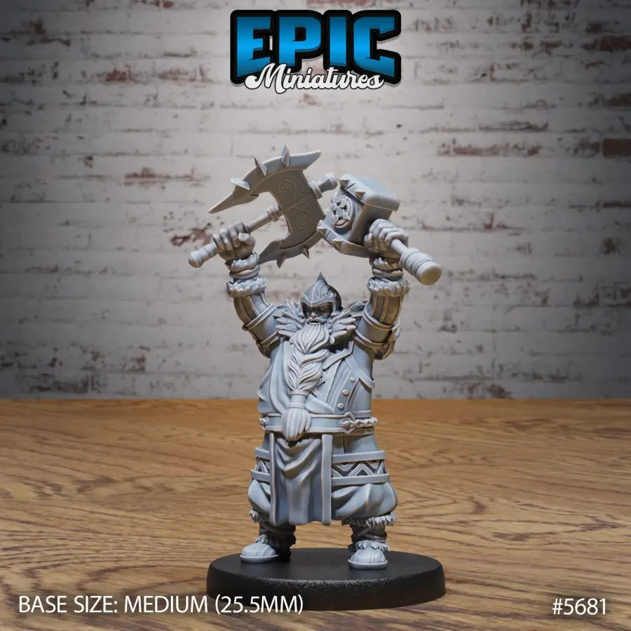 Dwarf Fighter Victory (Medium)