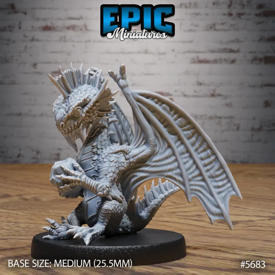 Silver Dragon Wyrmling (Medium)