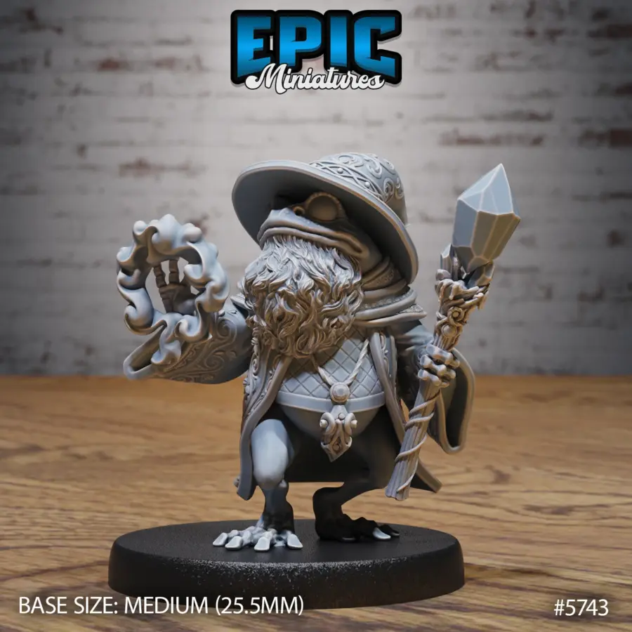 Frog Wizard Spell (Medium)