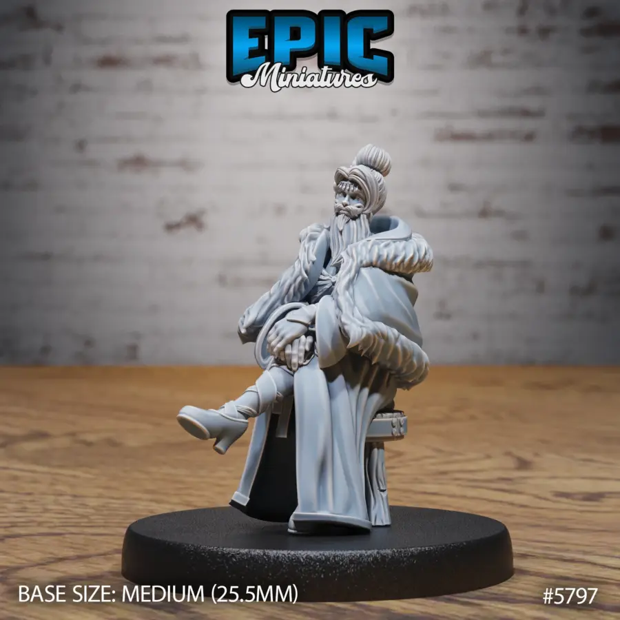 Bearded Lady Sitting (Medium)