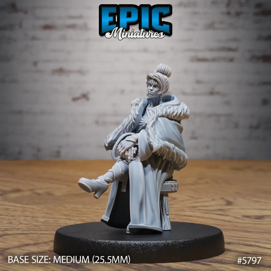 Bearded Lady Sitting (Medium) - Image 3
