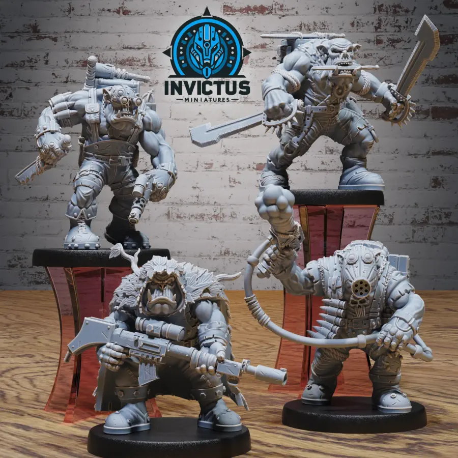Greensteel Squad Gasmask / Greensteel Squad Scout / Greensteel Squad Sniper / Greensteel Squad Rambo Set