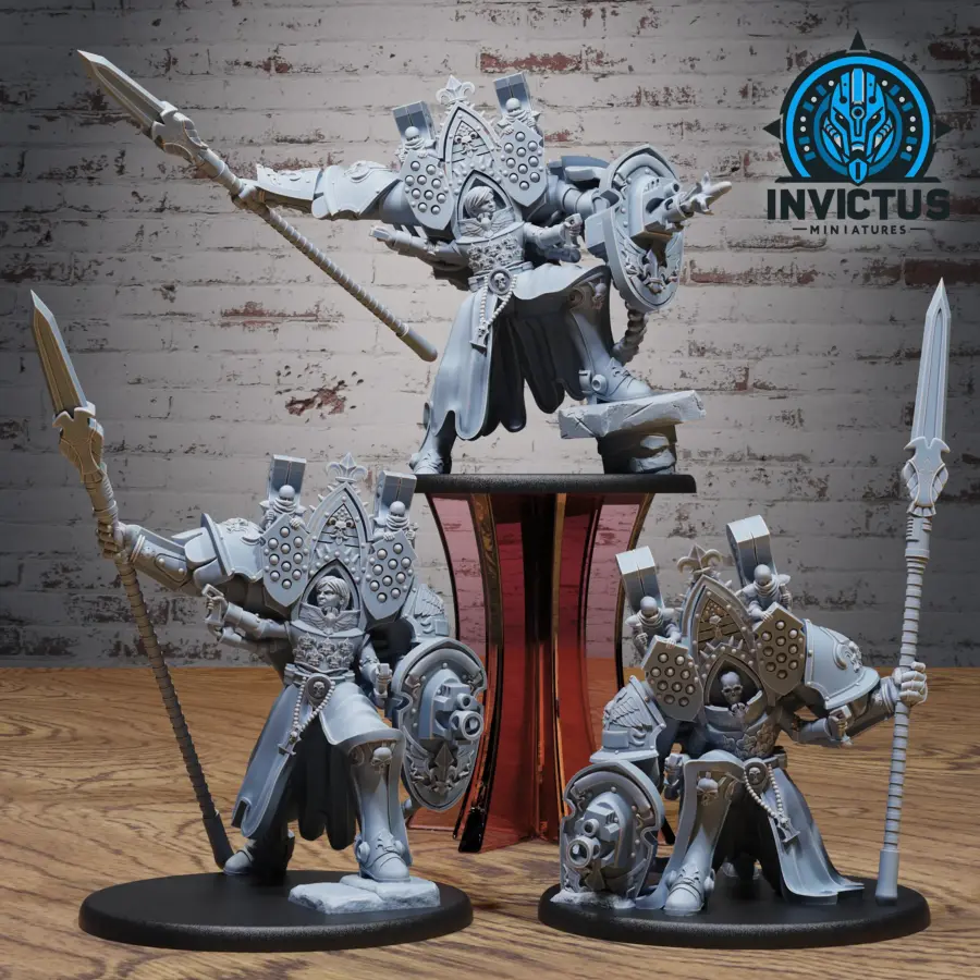 Lady Inquisitor - 2 Version / Lady Inquisitor Combat - 2 Version / Lady Inquisitor Defeat - 2 Version Set - Image 2