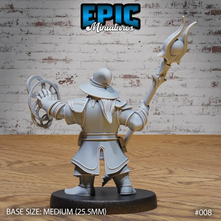 Dwarf Army Wizard / Dwarf Army Musketeer / Dwarf Army Sword & Shield Set - Image 3