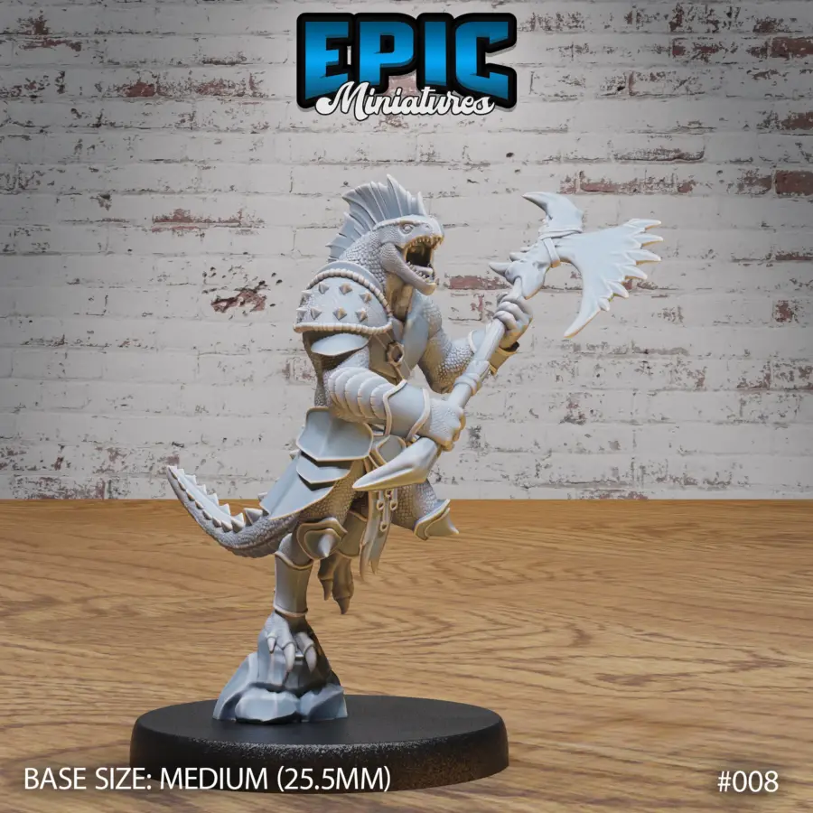 Lizard Folk Army Axe / Lizard Folk Army Spear / Lizard Folk Army Axe & Shield / Lizard Folk Army Archer Set - Image 3