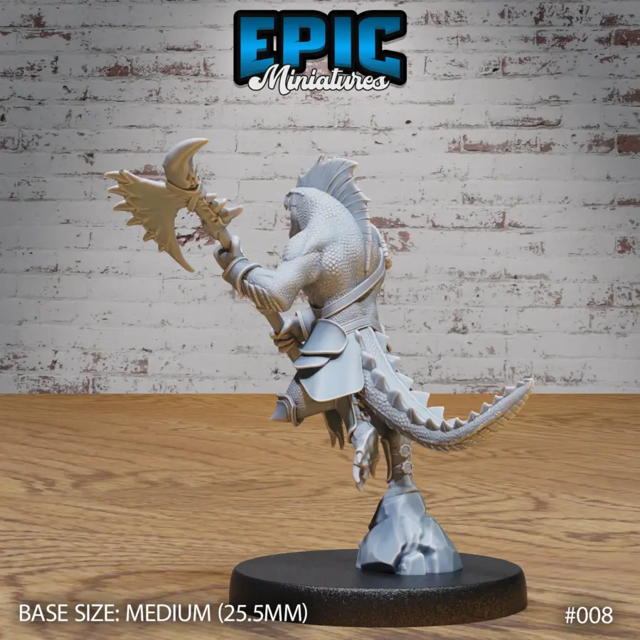 Lizard Folk Army Axe / Lizard Folk Army Spear / Lizard Folk Army Axe & Shield / Lizard Folk Army Archer Set - Image 2