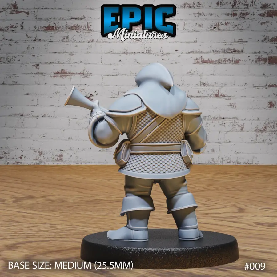 Dwarf Army Wizard / Dwarf Army Musketeer / Dwarf Army Sword & Shield Set - Image 5