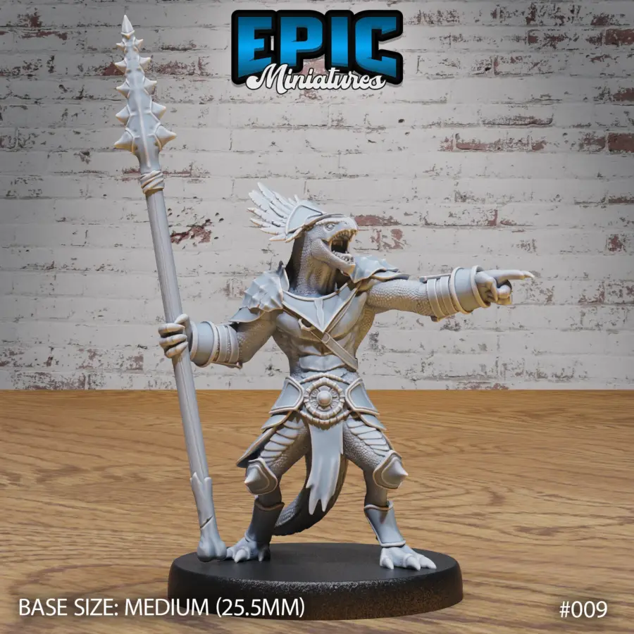 Lizard Folk Army Axe / Lizard Folk Army Spear / Lizard Folk Army Axe & Shield / Lizard Folk Army Archer Set - Image 4