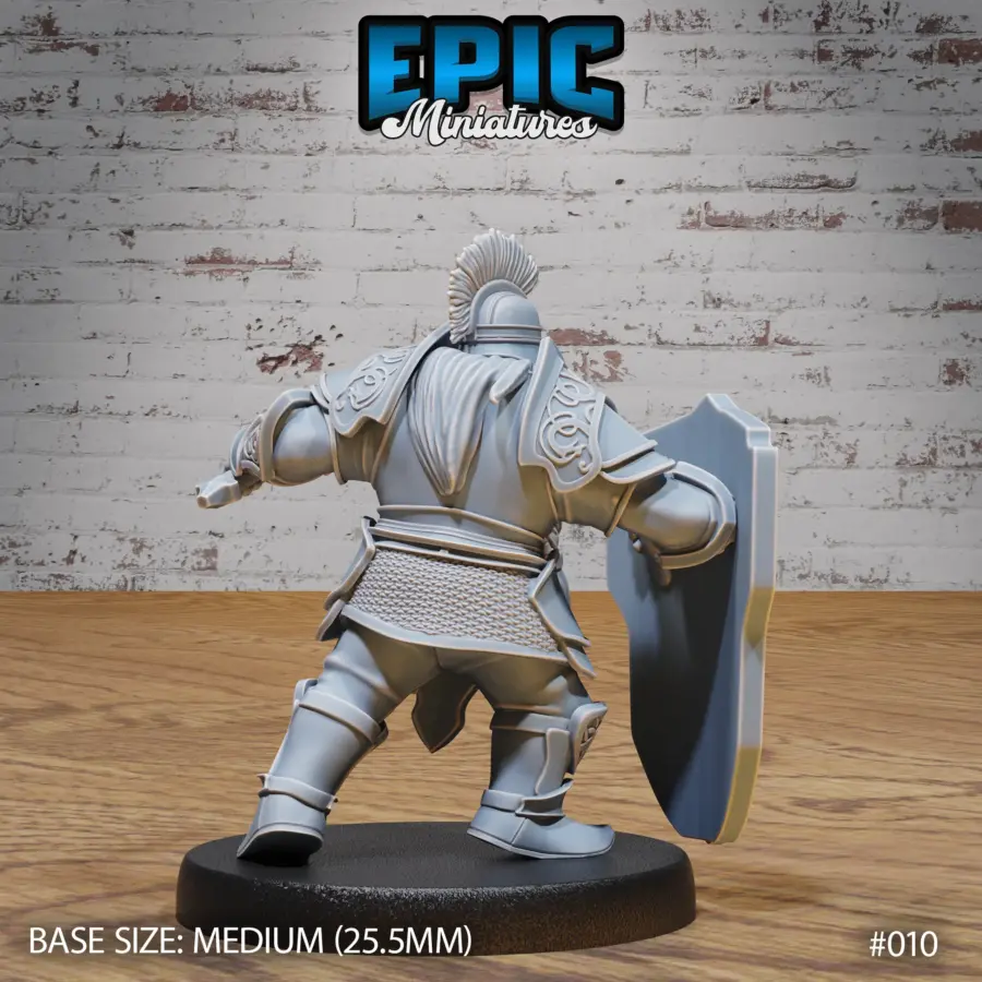 Dwarf Army Wizard / Dwarf Army Musketeer / Dwarf Army Sword & Shield Set - Image 7
