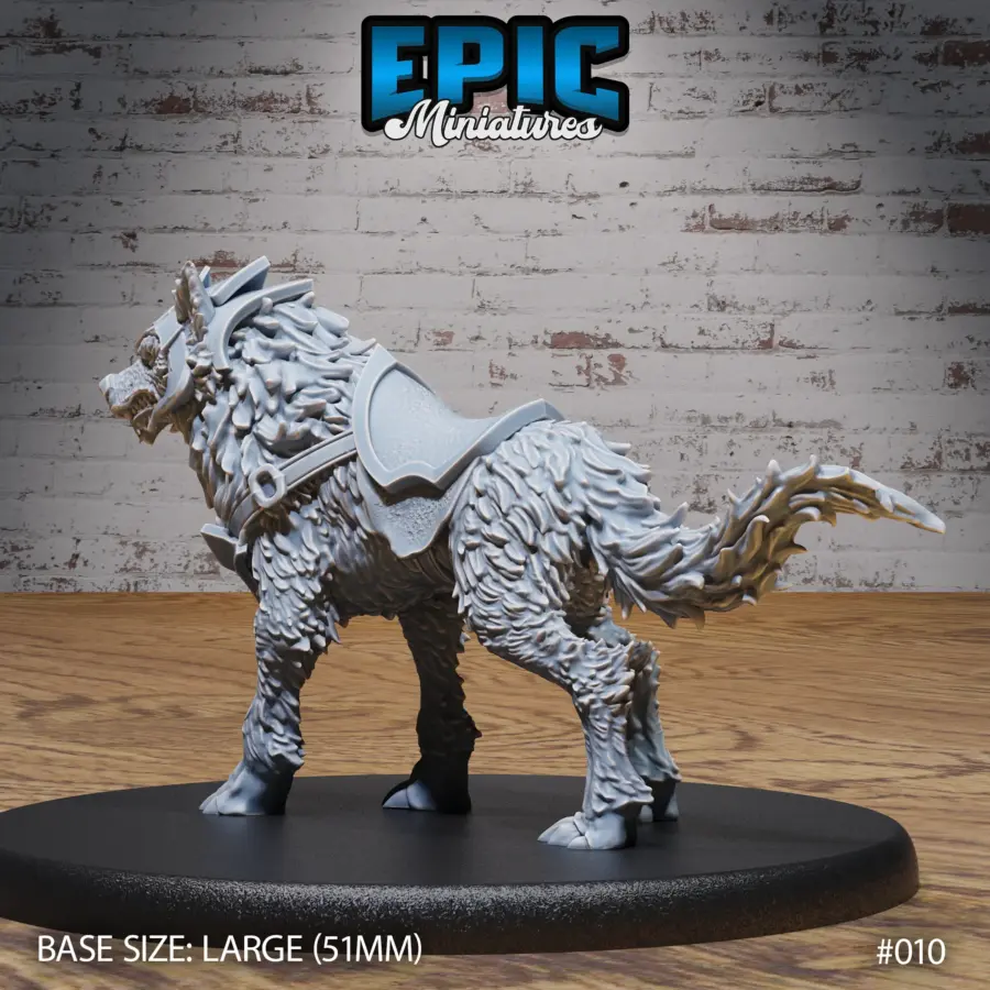 Orc Army Whip / Orc Army Wolf Mount / Orc Army Wolf Rider Spear Set - Image 5