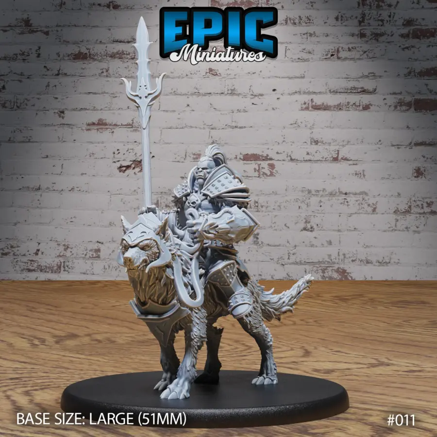 Orc Army Whip / Orc Army Wolf Mount / Orc Army Wolf Rider Spear Set - Image 6