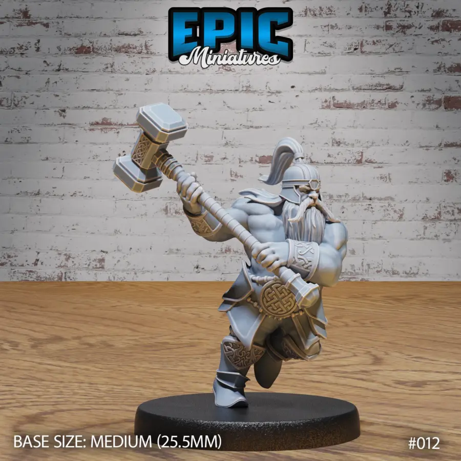 Dwarf Army Halberd / Dwarf Army Battle Hammer / Dwarf Army Archer Set - Image 4