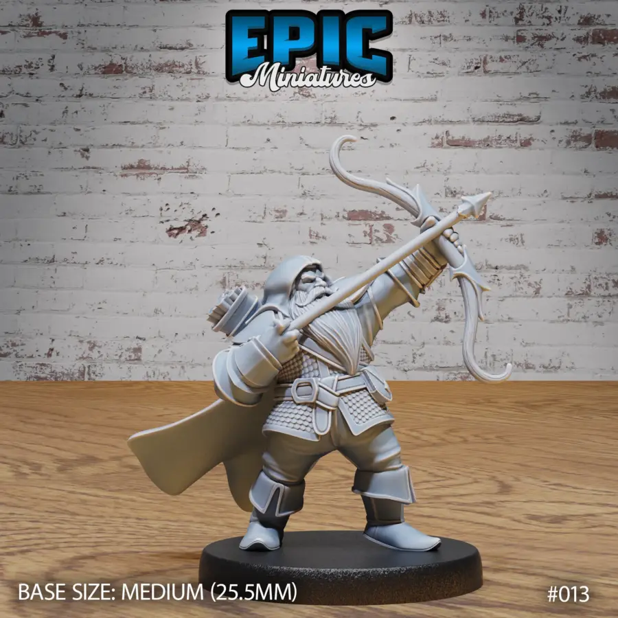 Dwarf Army Halberd / Dwarf Army Battle Hammer / Dwarf Army Archer Set - Image 6