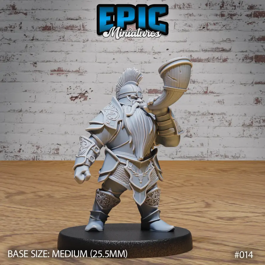 Dwarf Army Horn (Medium)