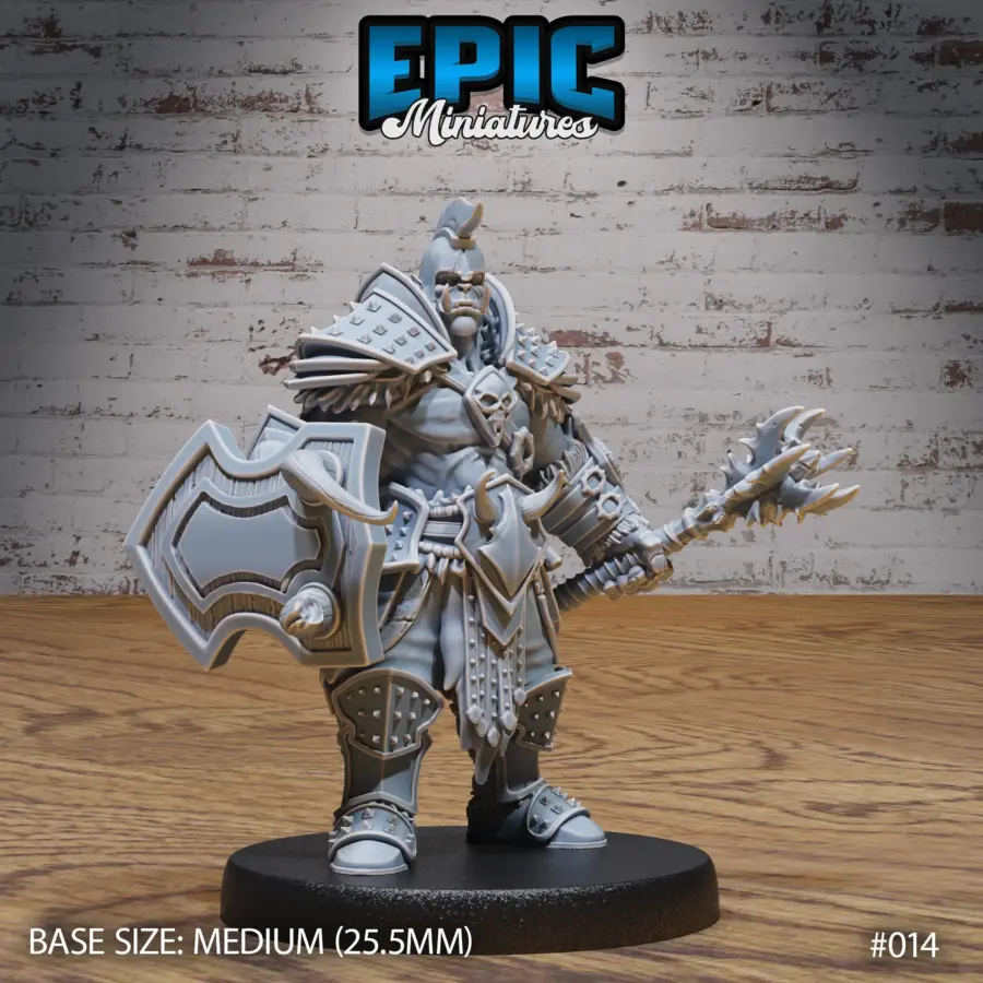 Orc Army Mace & Shield (Medium)
