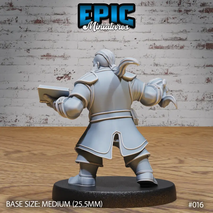 Dwarf Army Horn / Dwarf Army Bannerman / Dwarf Army Sorcerer / Dwarf Army Dual Axe Set - Image 7