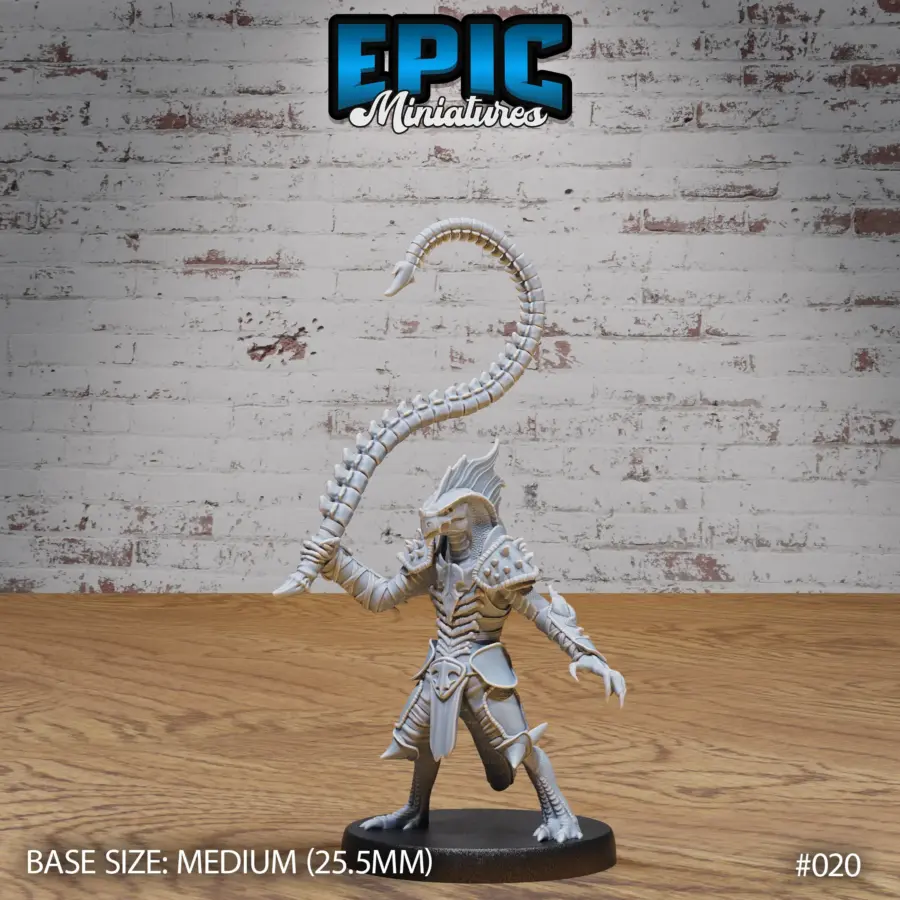 Lizard Folk Army Whip / Lizard Folk Army Dagger & Axe / Lizard Folk Army Magic / Lizard Folk Army Hammer Set - Image 2