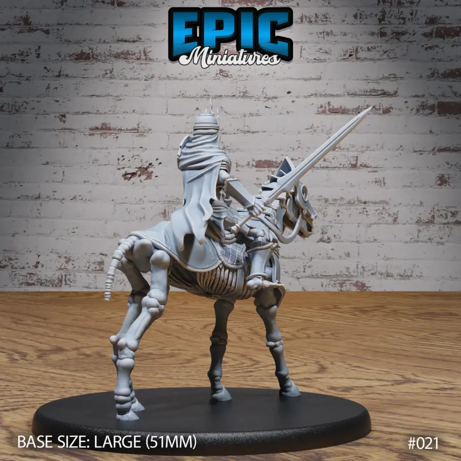 Skeleton Leader Commanding / Skeleton Leader Magic / Skeleton Leader Hammer / Skeleton Leader Sword & Shield / Skeleton Leader Mounted Set - Image 11
