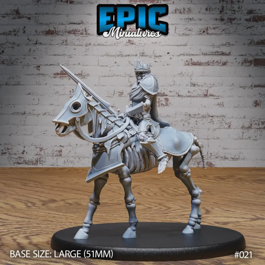 Skeleton Leader Commanding / Skeleton Leader Magic / Skeleton Leader Hammer / Skeleton Leader Sword & Shield / Skeleton Leader Mounted Set - Image 12