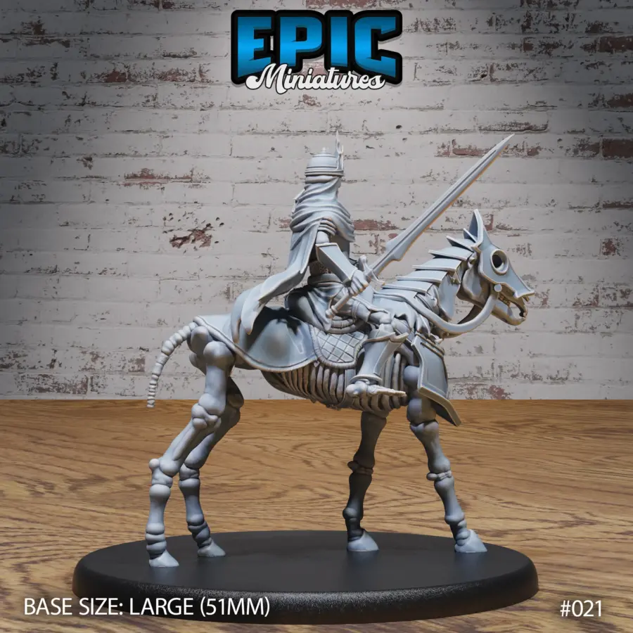Skeleton Leader Commanding / Skeleton Leader Magic / Skeleton Leader Hammer / Skeleton Leader Sword & Shield / Skeleton Leader Mounted Set - Image 13