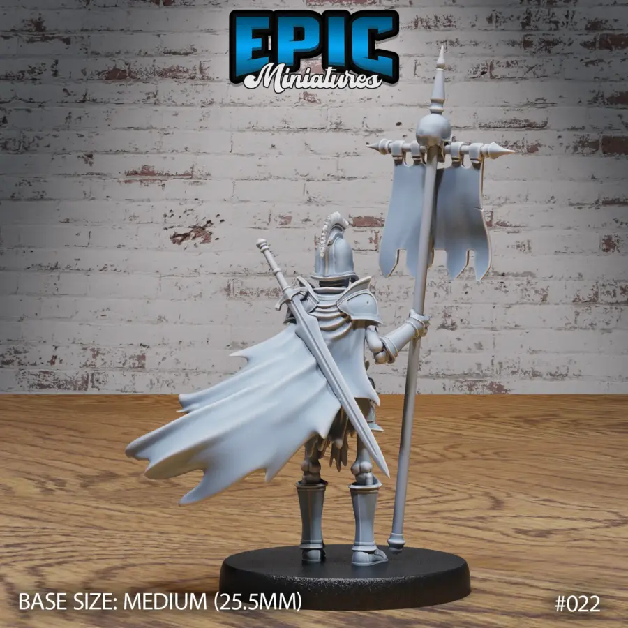 Skeleton Army Bannerman / Skeleton Army Bannerman Mounted / Skeleton Army Crossbow / Skeleton Army Axe Set - Image 3